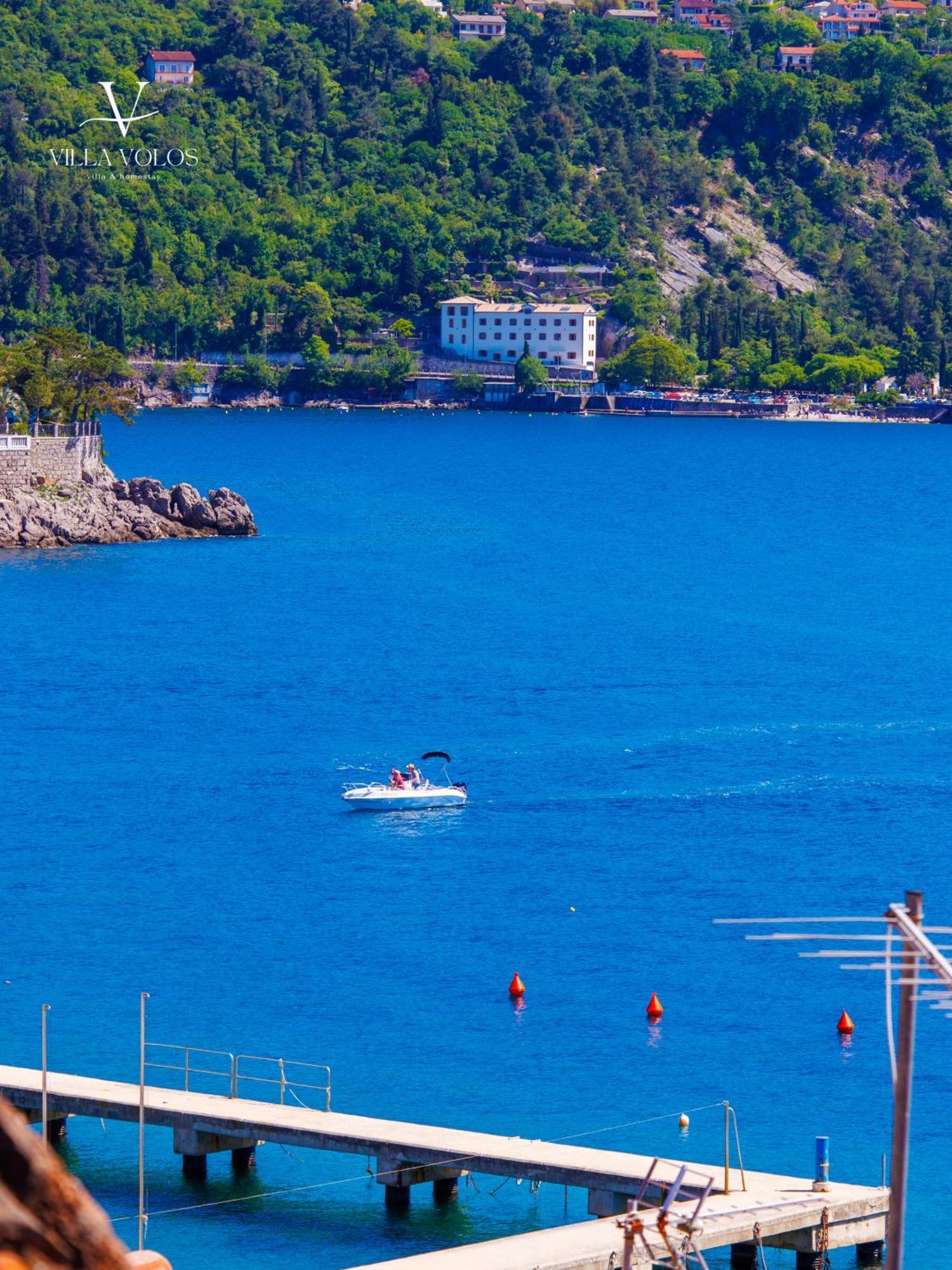 Villa Volos Apartment Karmen With Roof Terrace, Sea View, Free Private Parking 오파티아 외부 사진